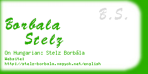 borbala stelz business card